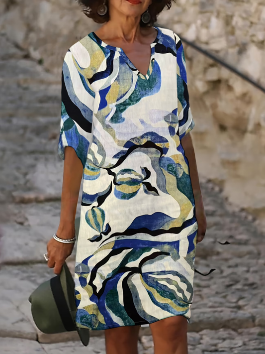 EMMA Vestido Verano color Selva Verde — Serena Falco