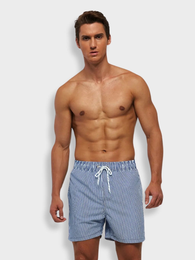 MAREA Bañador Hombre Rayas detalle tejido y corte relajado — Loopy Wear