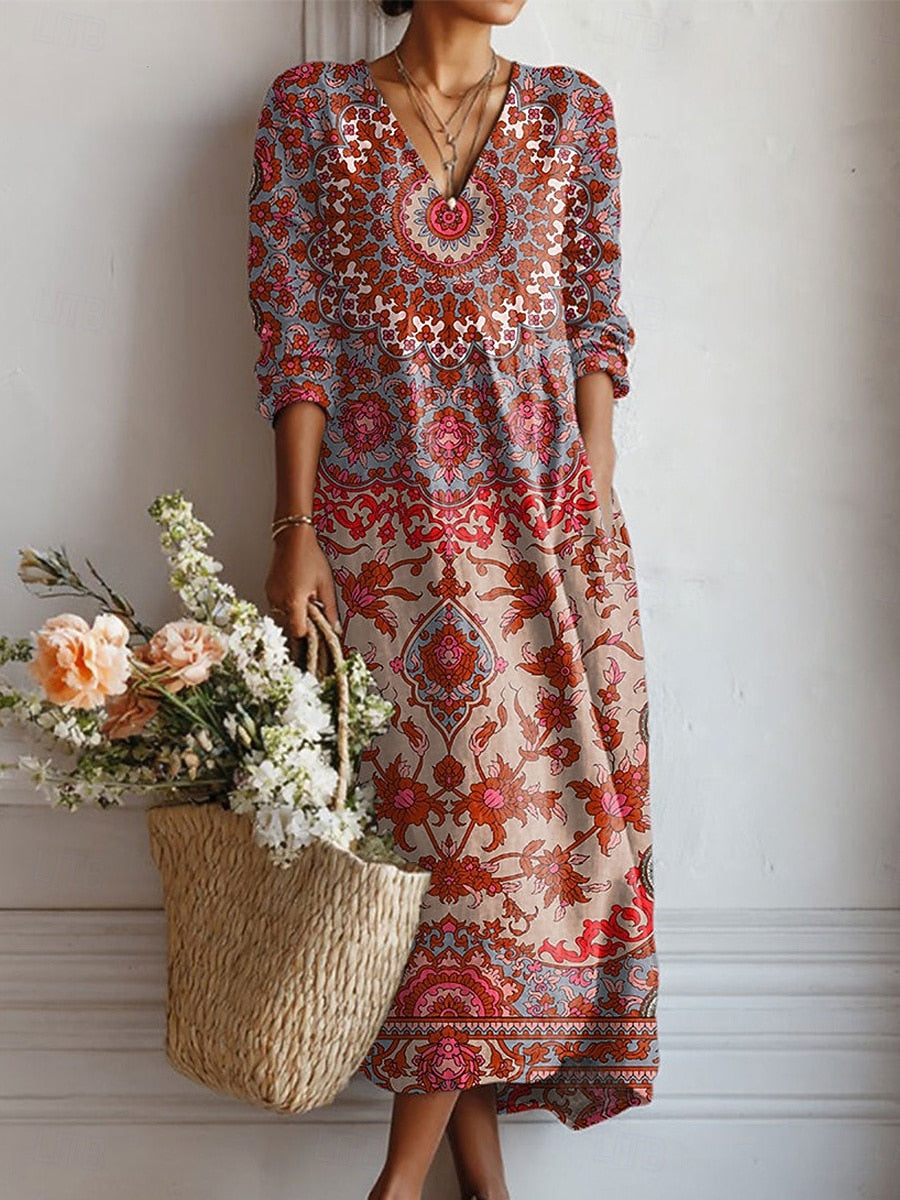 BAMBÚ Vestido Comfort Diario en Bambú y Lino — Loopy Wear
