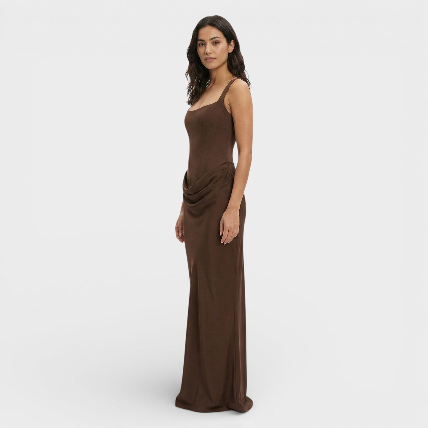 Vestido Largo Espalda Descubierta – Elegancia para Mujer
