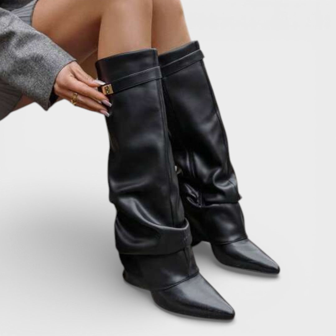 Botas Altas Puntera Fina – Elegancia y Estilo para Mujer