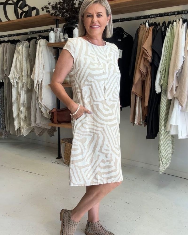 AMARA | Vestido de Verano con Estampado