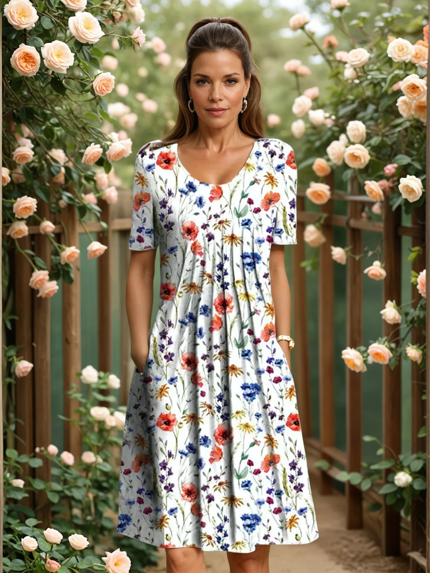 MARGA | Vestido Elegante que Cubre el Vientre