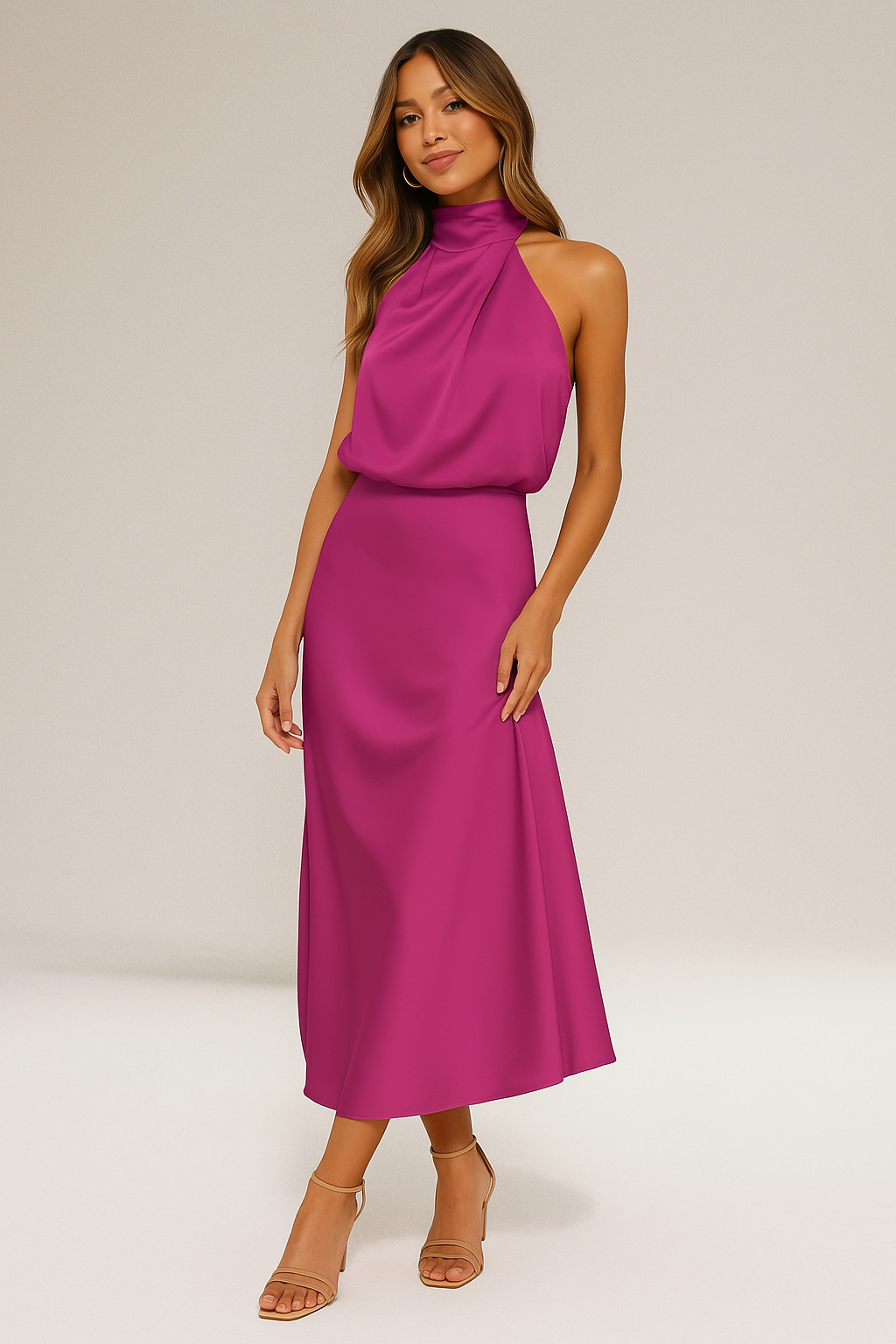 GRACIA | Vestido de Satén Elegante