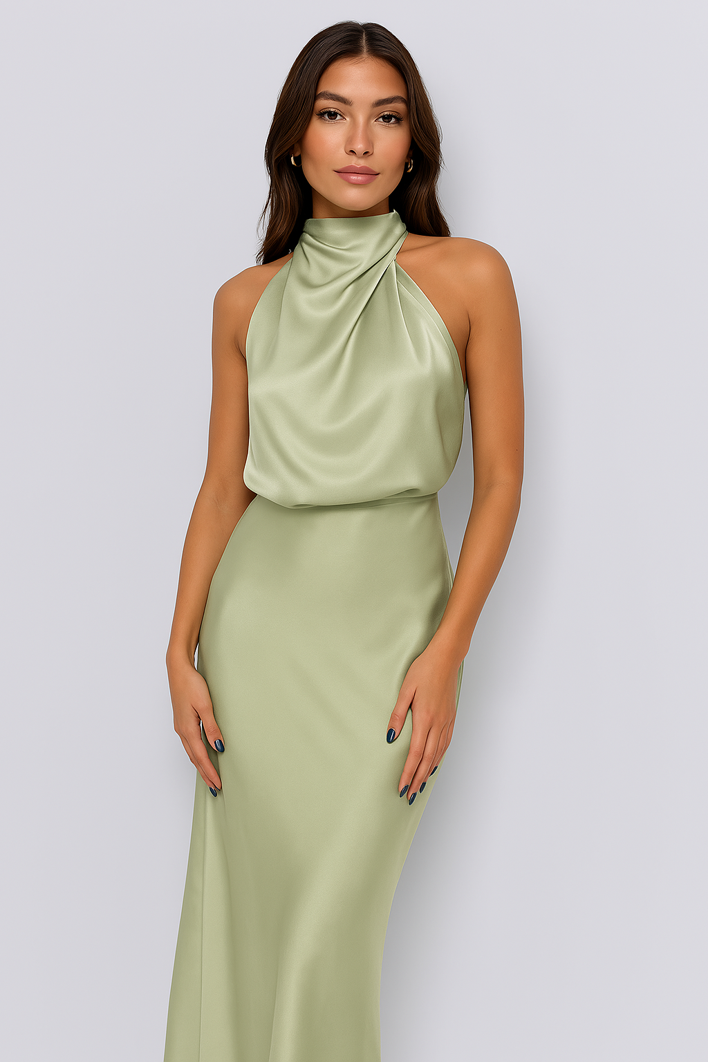 GRACIA | Vestido de Satén Elegante