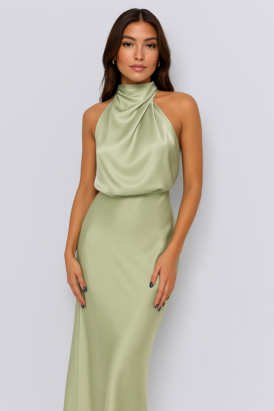 GRACIA | Vestido de Satén Elegante