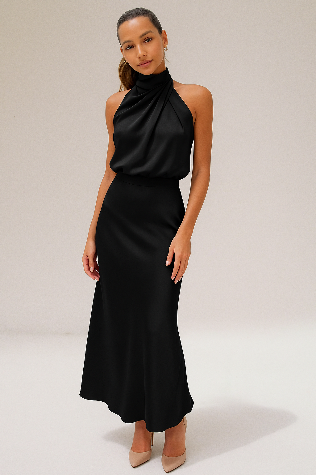 GRACIA | Vestido de Satén Elegante