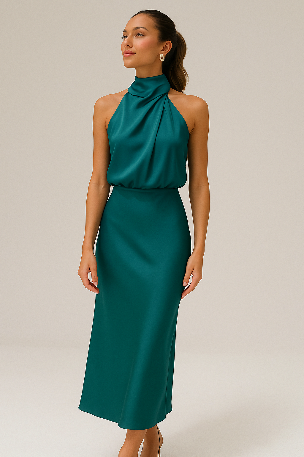 GRACIA | Vestido de Satén Elegante