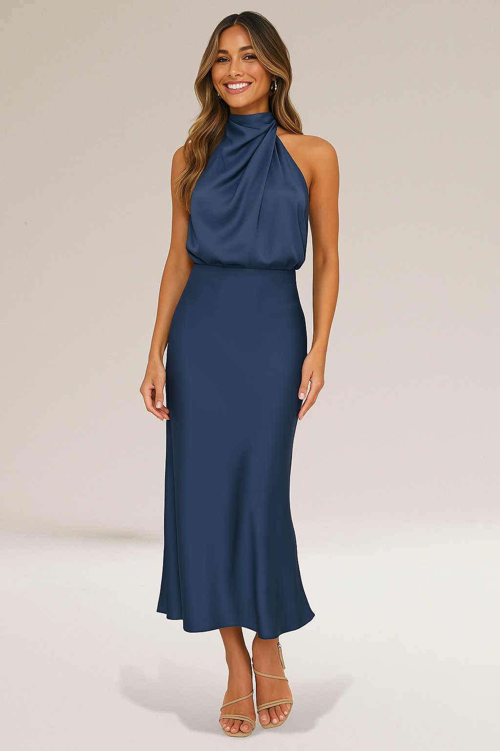 GRACIA | Vestido de Satén Elegante