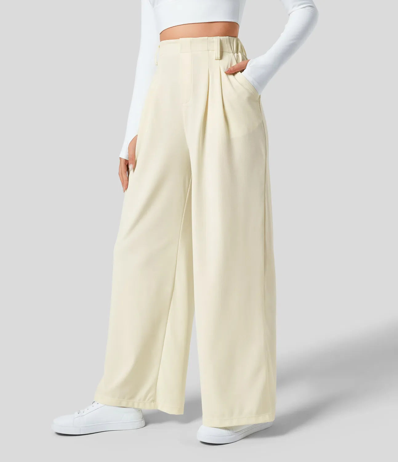 Pantalón Palazzo Talle Alto – Elegante y Favorecedor