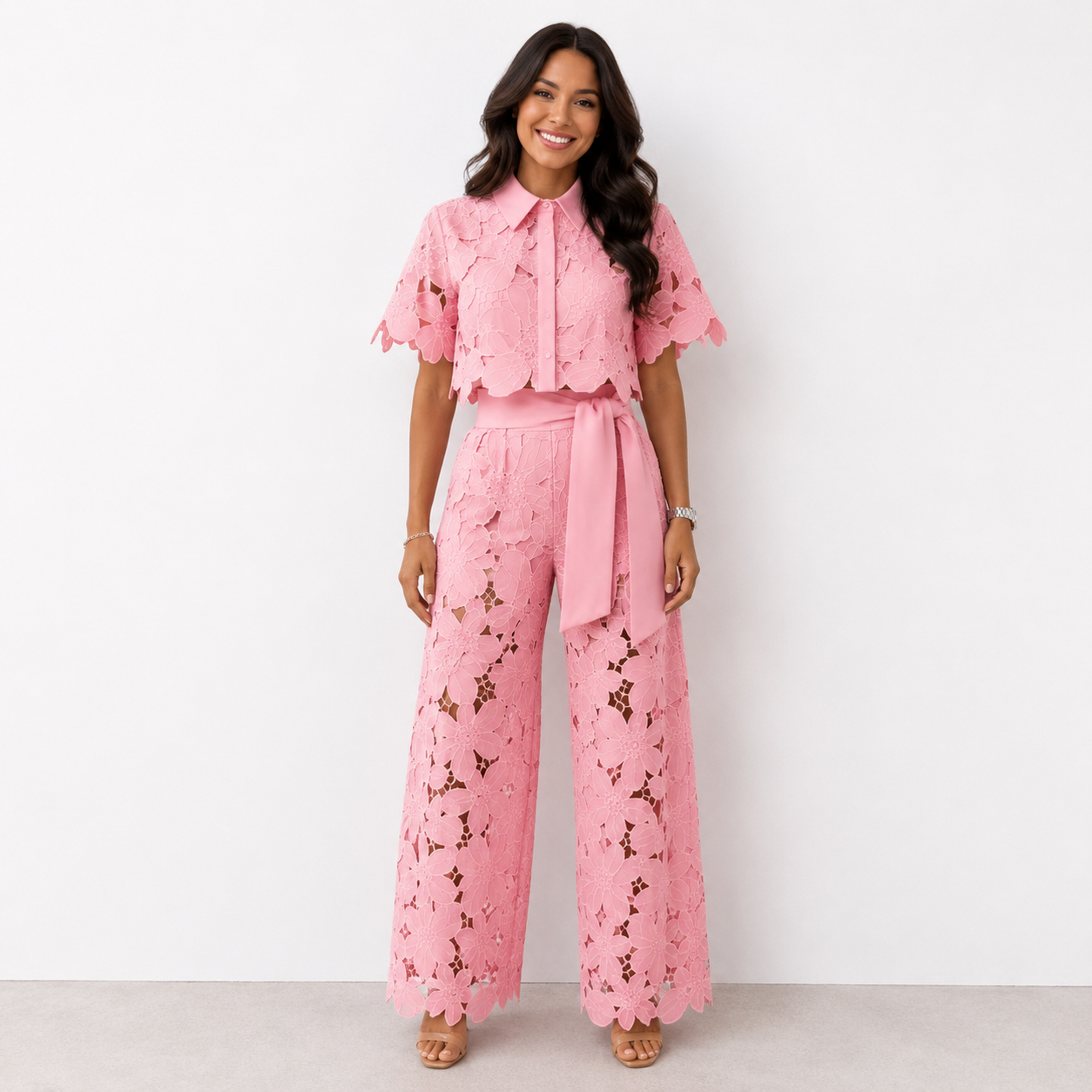 BRISA Conjunto color Flamingo Rosa — Loopy Wear