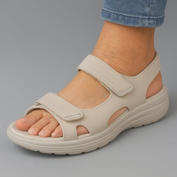 SOPHIE Sandalias color Arena Beige — Serena Falco