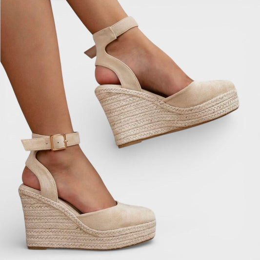 Sandalias Cuña Tejida – Elegancia y Confort para Mujer