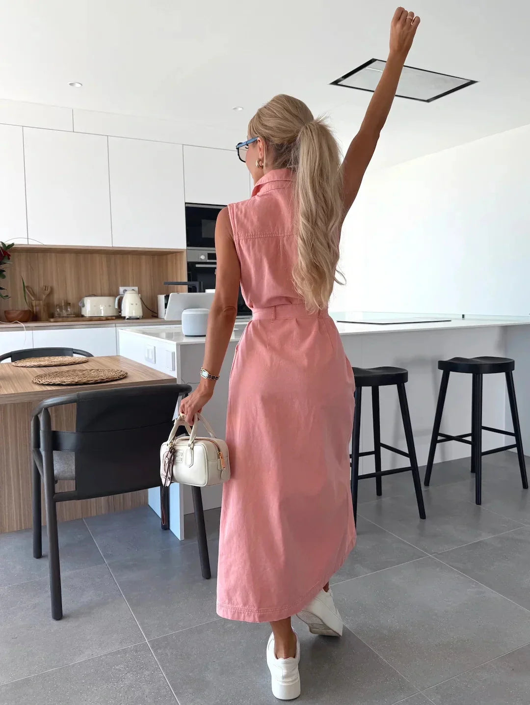 ÍNDIGO | Vestido Maxi Denim de Mujer