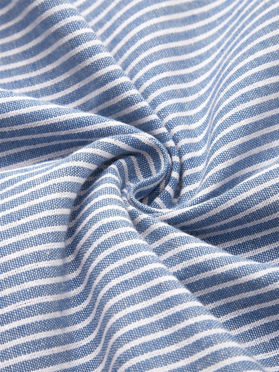 SOFÍA | Vestido de Verano a Rayas con Botones