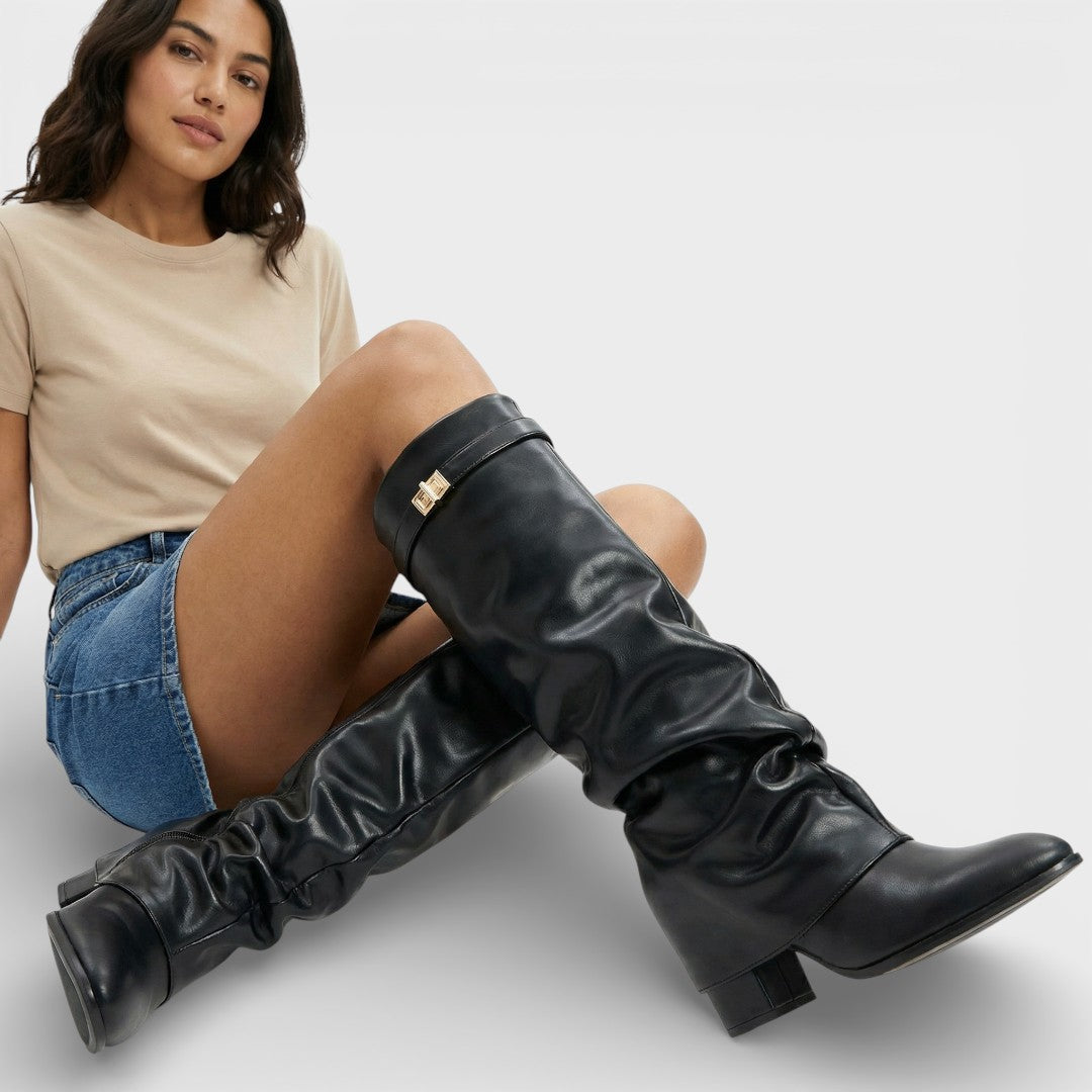 Botas Altas Puntera Fina – Elegancia y Estilo para Mujer