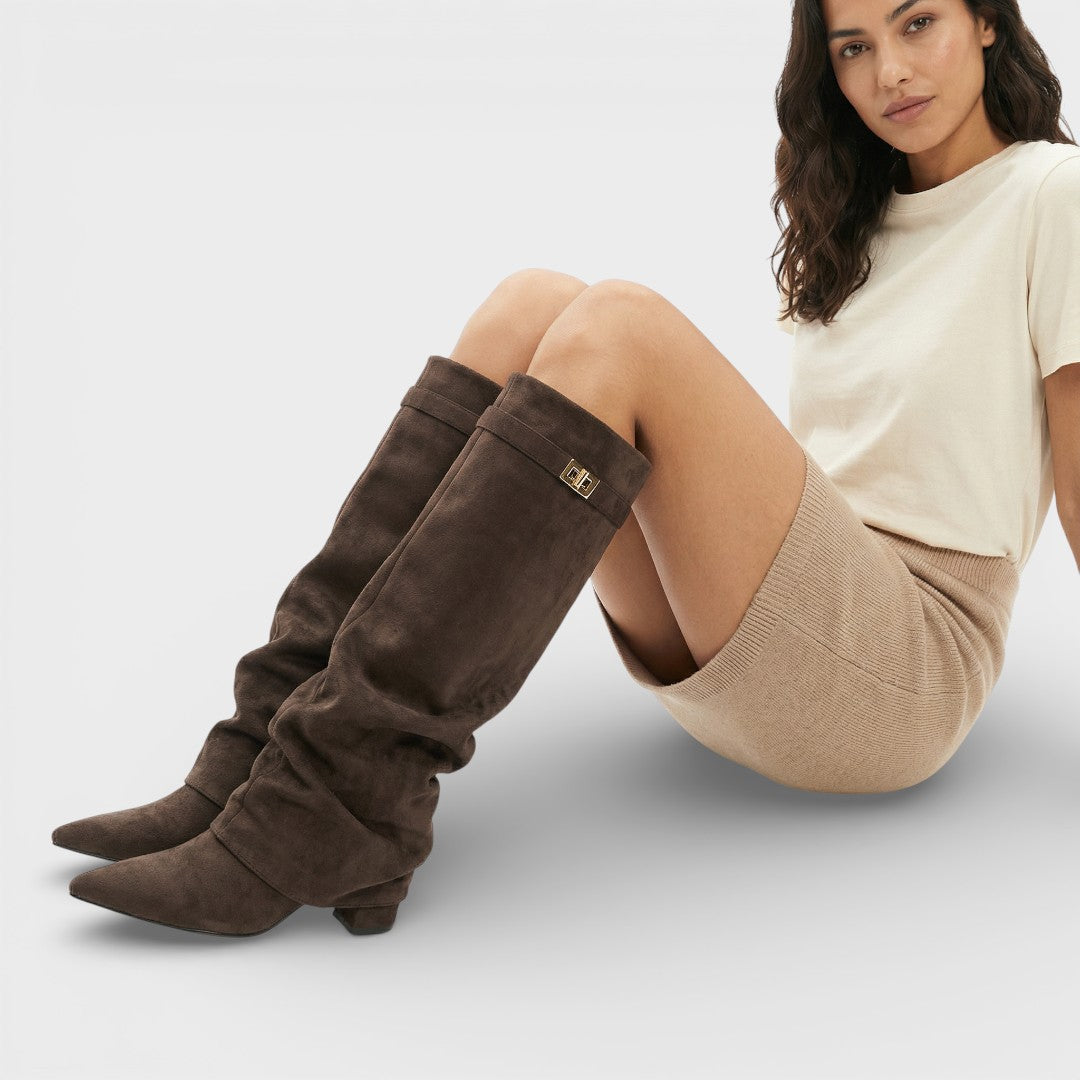 Botas Altas Puntera Fina – Elegancia y Estilo para Mujer
