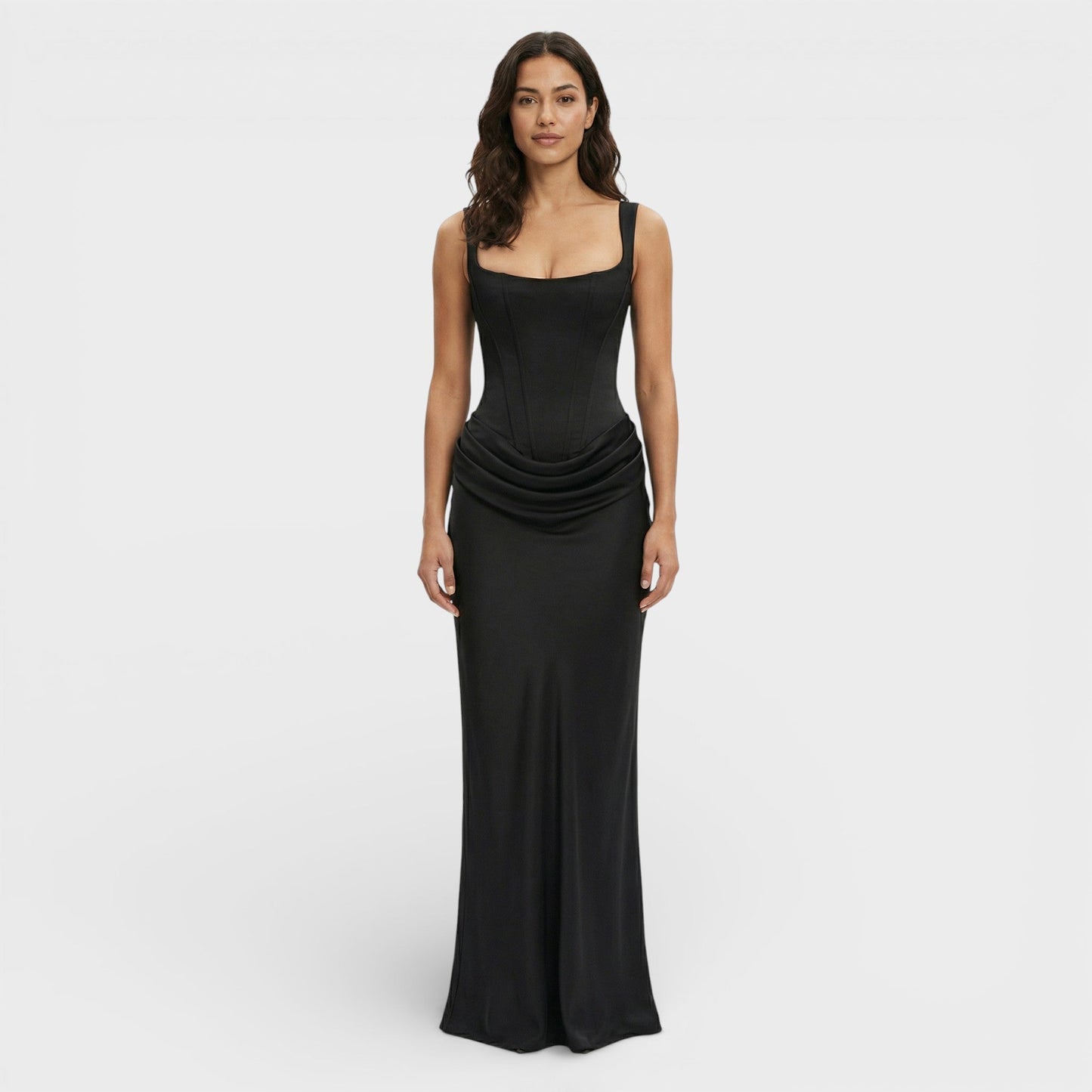 Vestido Largo Espalda Descubierta – Elegancia para Mujer