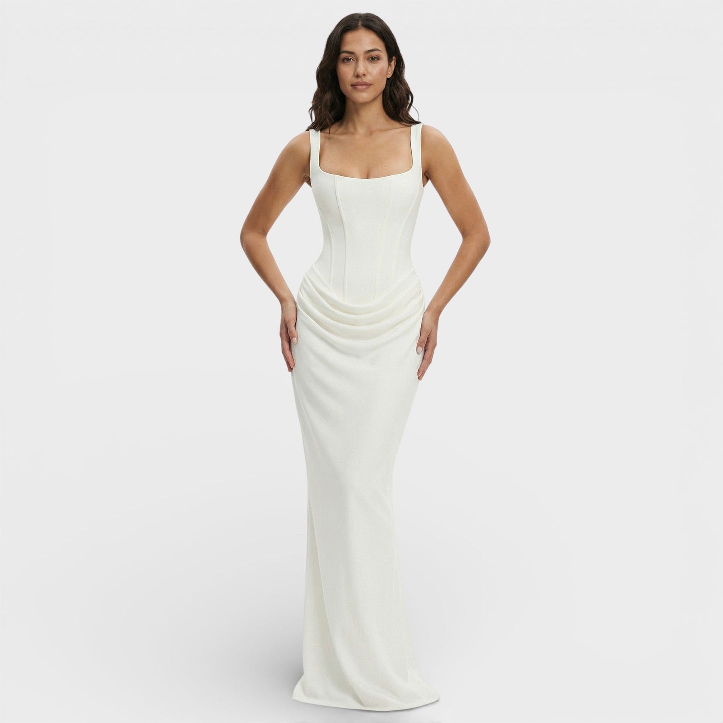 Vestido Largo Espalda Descubierta – Elegancia para Mujer