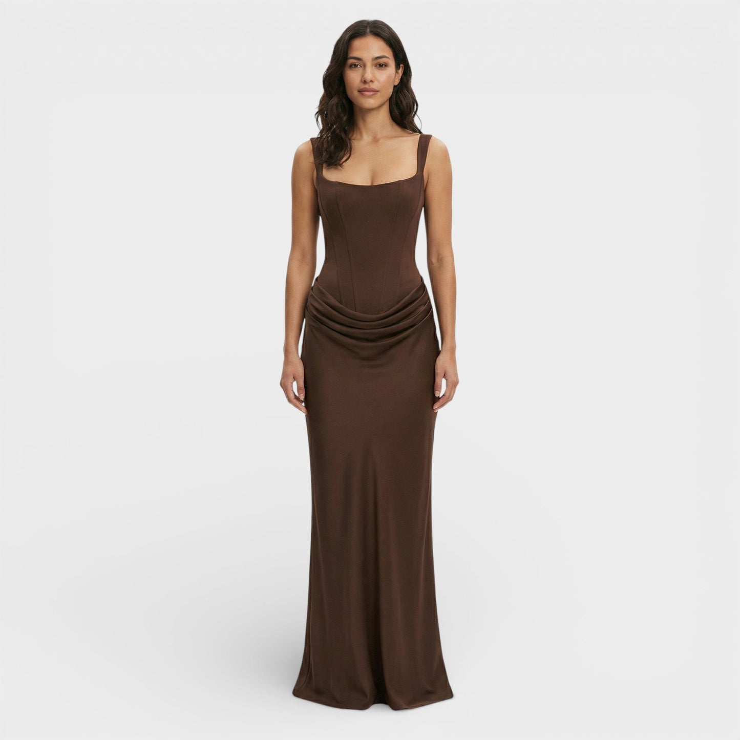 Vestido Largo Espalda Descubierta – Elegancia para Mujer