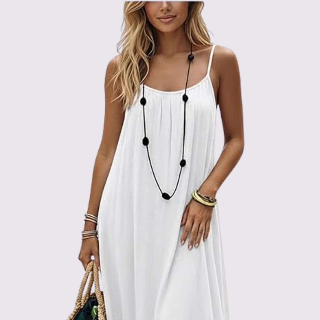 ESPALDA | Vestido con Detalle de Espalda Descubierta Ajustable