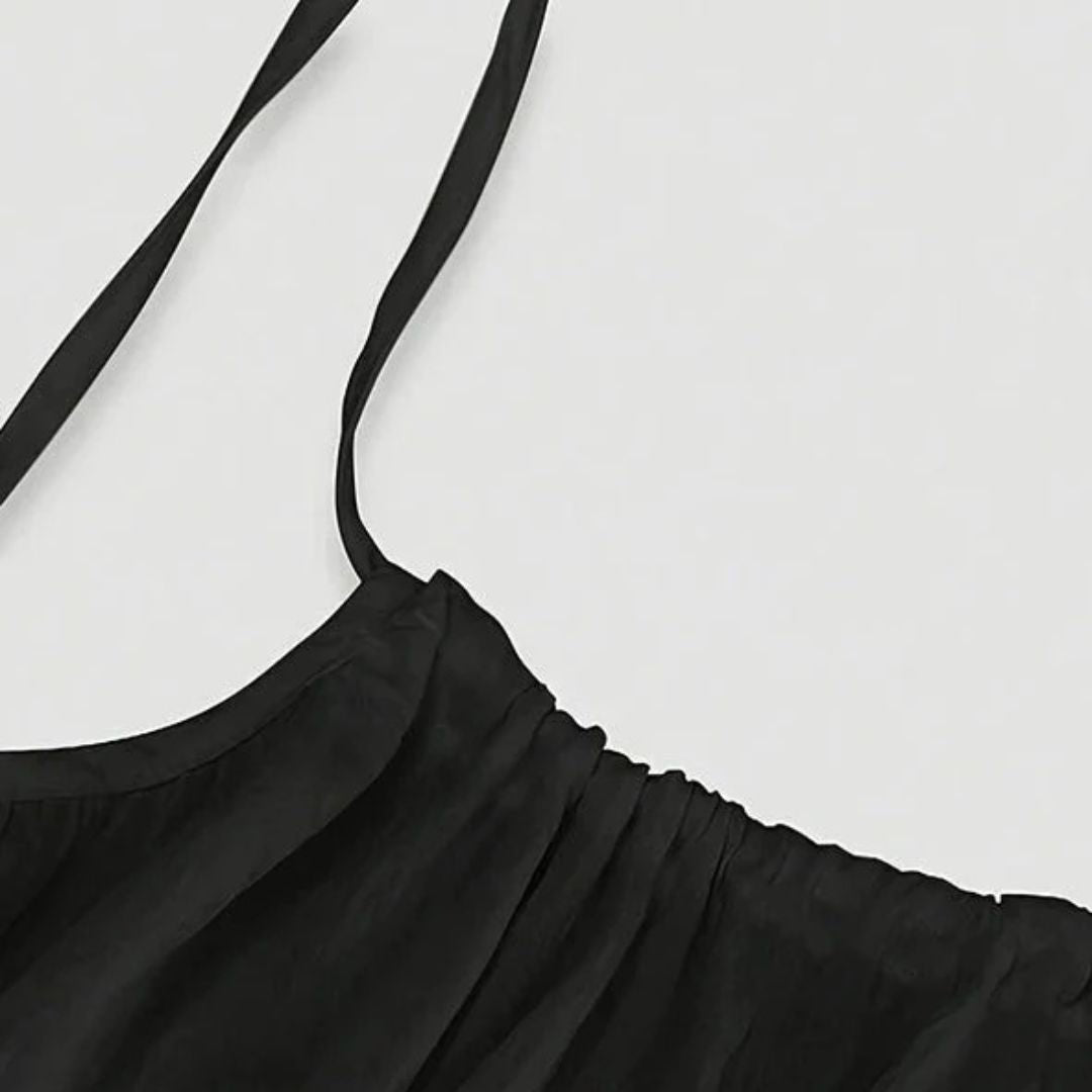ESPALDA | Vestido con Detalle de Espalda Descubierta Ajustable