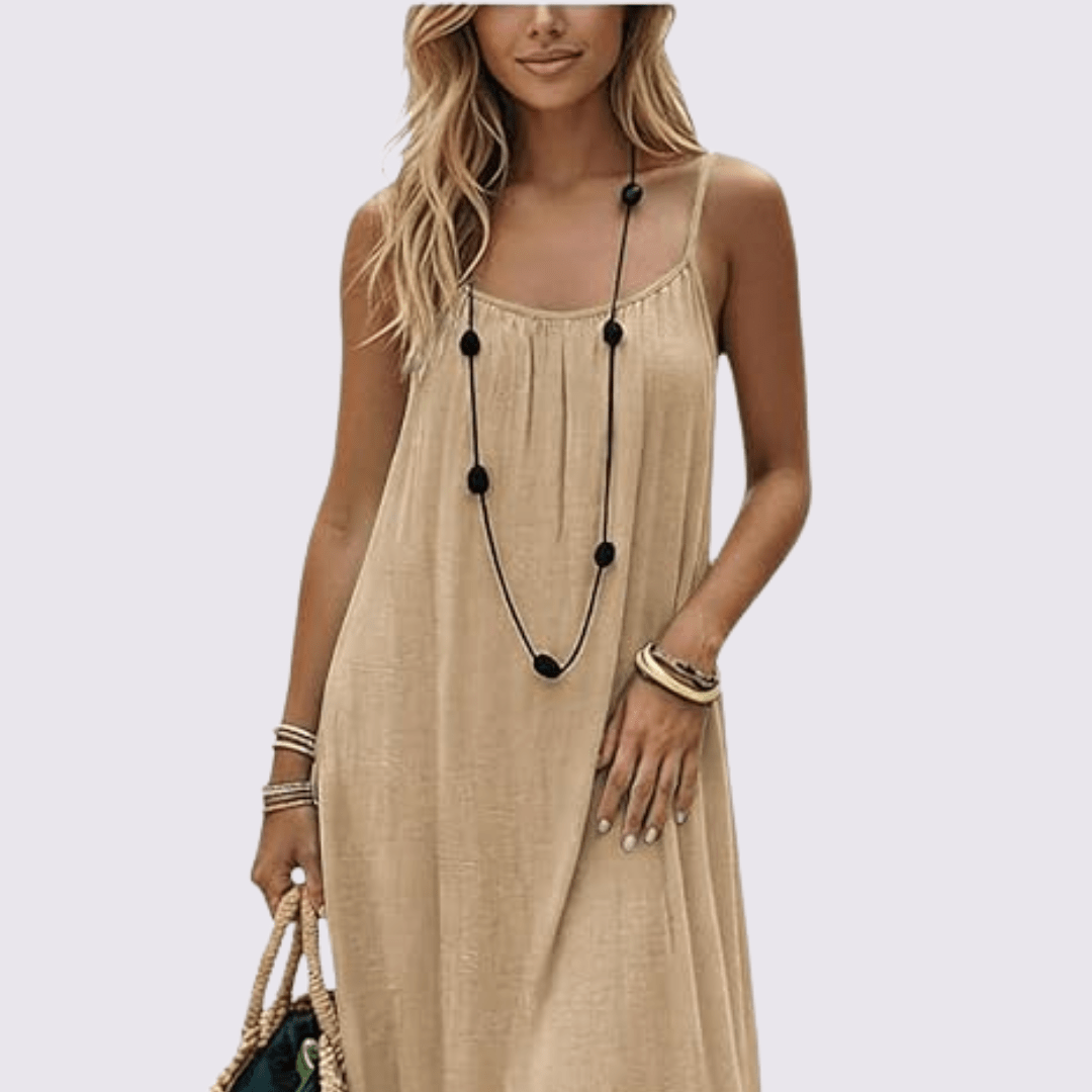 ESPALDA | Vestido con Detalle de Espalda Descubierta Ajustable