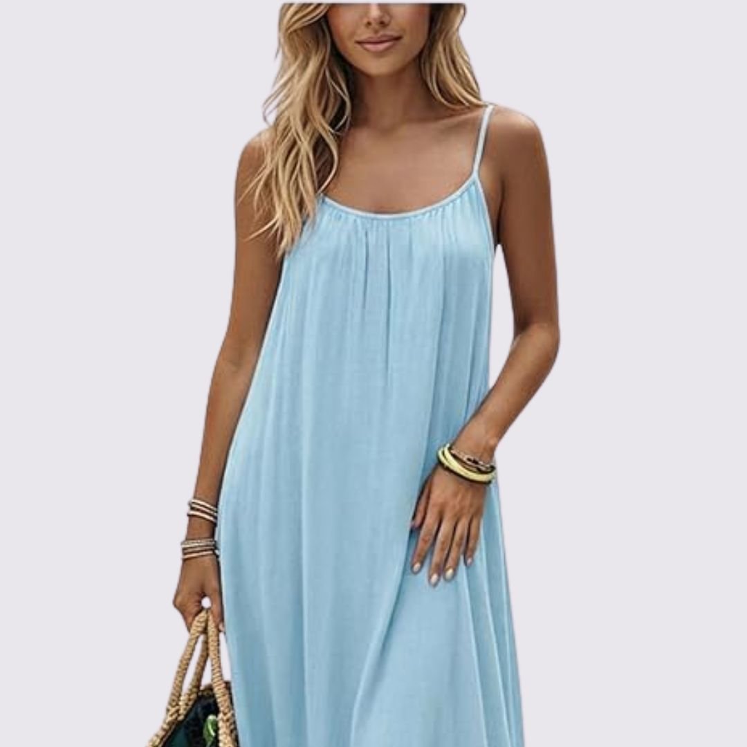 ESPALDA | Vestido con Detalle de Espalda Descubierta Ajustable
