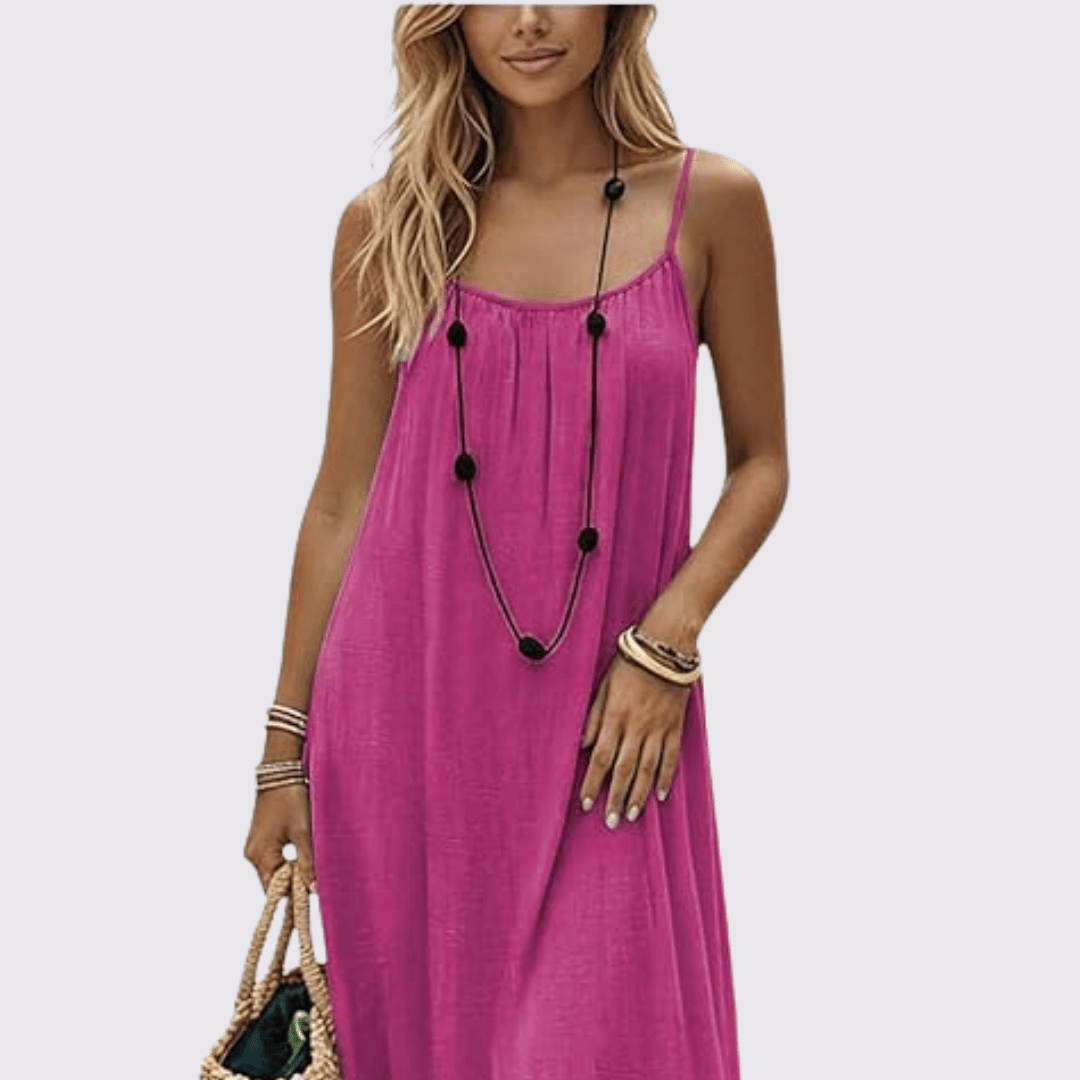 ESPALDA | Vestido con Detalle de Espalda Descubierta Ajustable