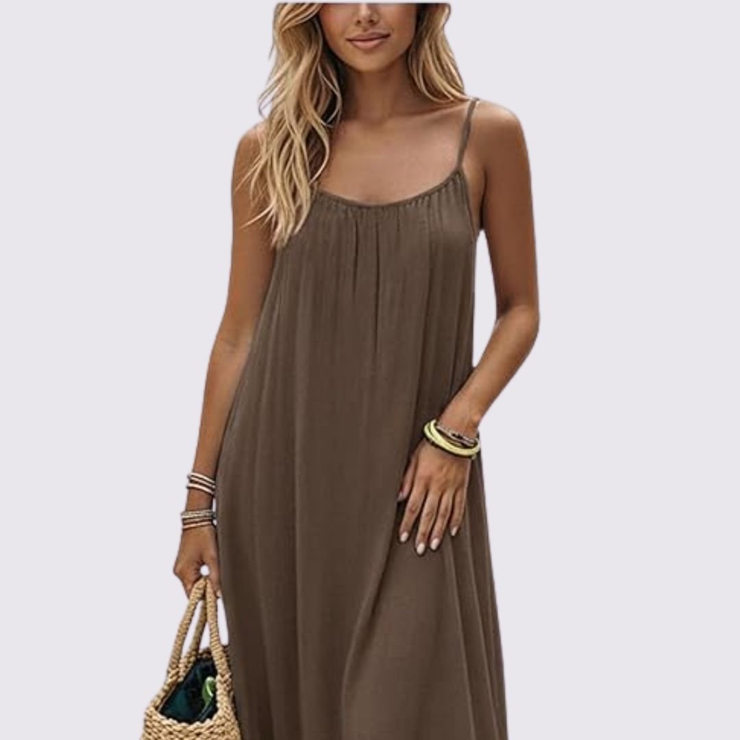 ESPALDA | Vestido con Detalle de Espalda Descubierta Ajustable