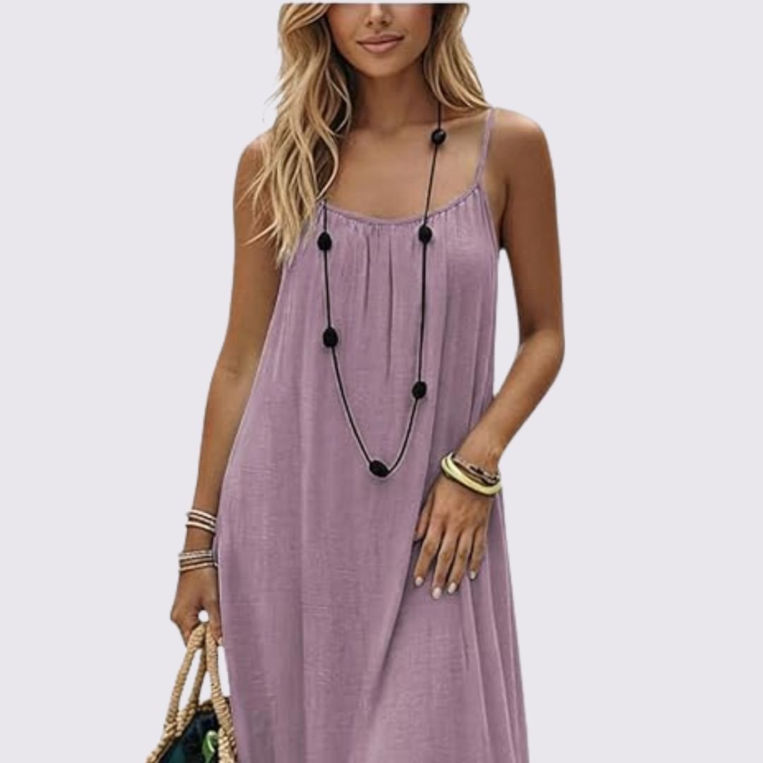 ESPALDA | Vestido con Detalle de Espalda Descubierta Ajustable