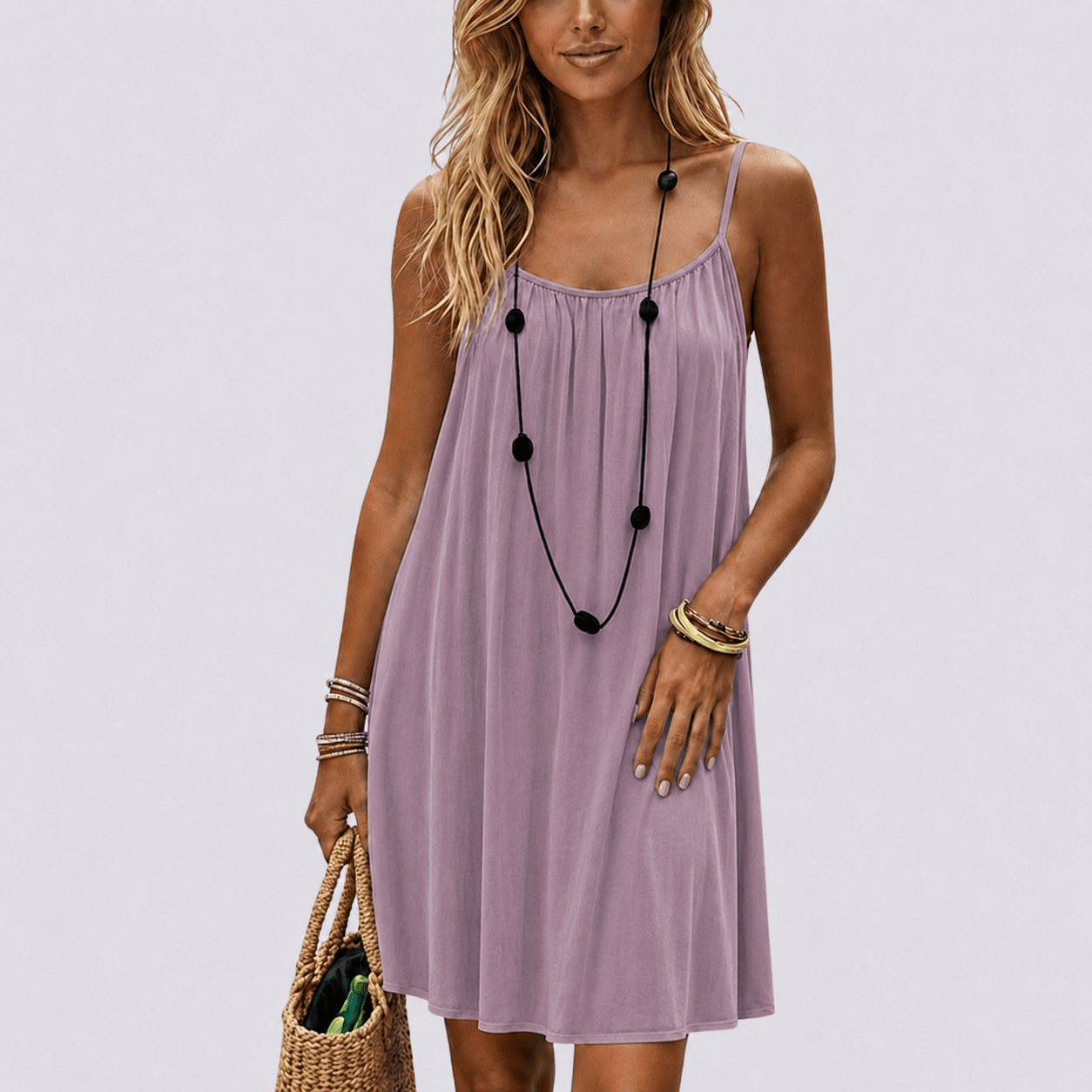 ESPALDA | Vestido con Detalle de Espalda Descubierta Ajustable