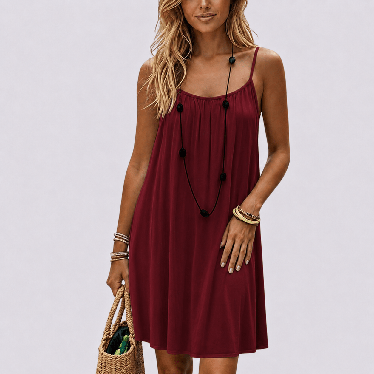 ESPALDA | Vestido con Detalle de Espalda Descubierta Ajustable