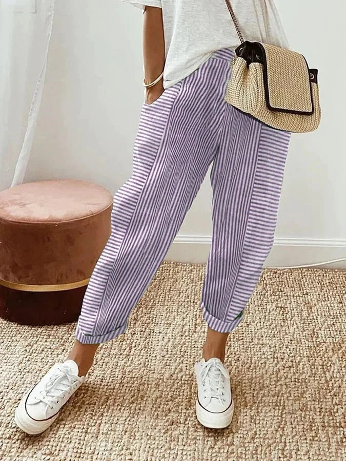 RAYAS | Pantalón a Rayas Multicolor