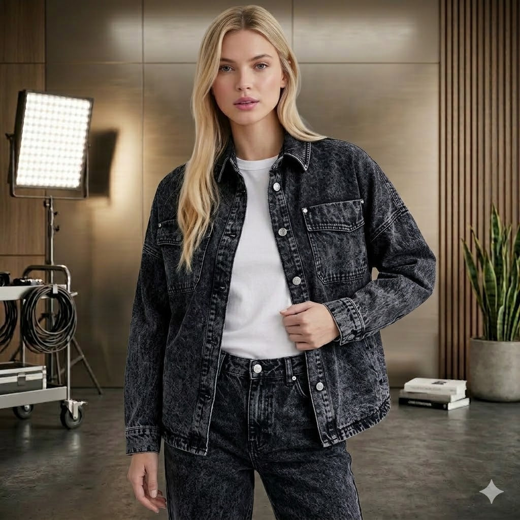 LANIE | Cazadora Denim Vintage