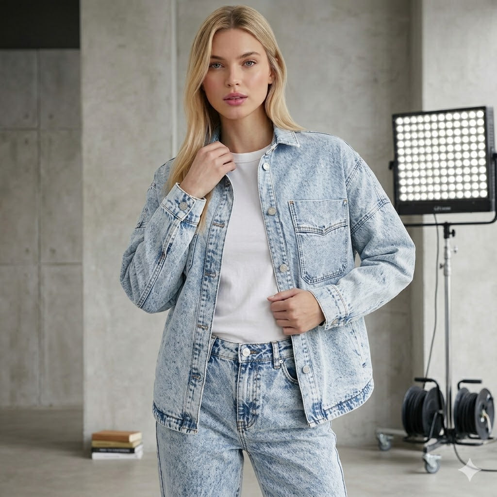LANIE | Cazadora Denim Vintage